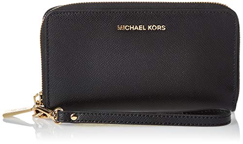 Michael Michael Kors Jet Set Travel Large Flat Multifunction Phone Case Black One Size