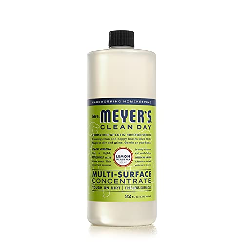 Mrs. Meyer’s Multi-Surface Cleaner Concentrate, Use to Clean Floors, Tile, Counters, Lemon Verbena, 32 fl. oz