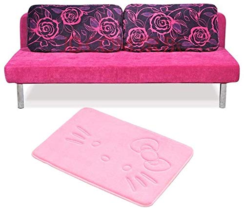 Cute Cartoon Pink Area Rugs Bathroom Rugs Super Soft Memory Foam Bath Mat Non Slip Absorbent Door Mat Kitchen Mat Welcome Mat 15.75×23.62 Inch | The Storepaperoomates Retail Market - Fast Affordable Shopping