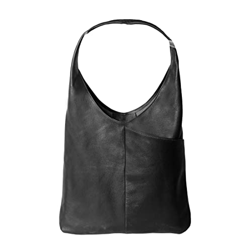 Komal’s Passion Leather Women’s Tote bag/Ladies Purse/Travel Shopping Bag Hobo Carry Shoulder Bag Multipurpose Handbag (Black)
