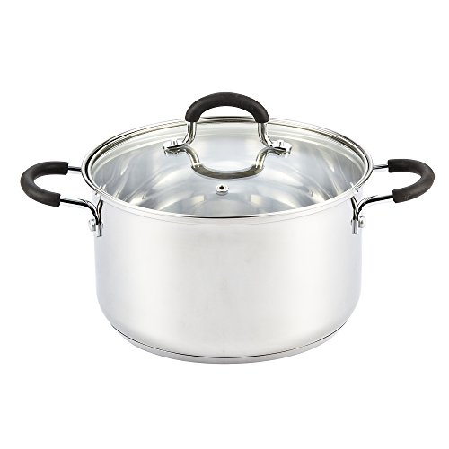 Cook N Home Professional Stainless Steel Stockpot, 5 QT, Silver | The Storepaperoomates Retail Market - Fast Affordable Shopping