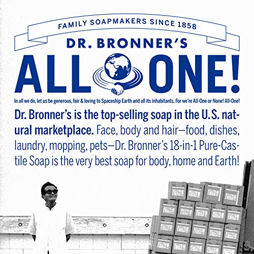 Dr. Bronner’s – Pure-Castile Bar Soap (5 Ounce Variety Gift Pack) Almond, Unscented, Lavender, Peppermint, Citrus, Rose – Made with Organic Oils, For Face, Body and Hair, Gentle and Moisturizing | The Storepaperoomates Retail Market - Fast Affordable Shopping