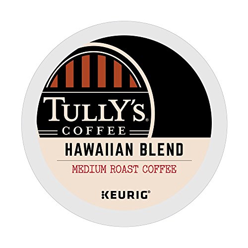 Tully’s Coffee Hawaiian Blend, Medium Roast, Extra Bold, 24 Count Size: 24 Count FlavorName: Hawaiian Blend Model: 24 K-Cups (Home & Kitchen)