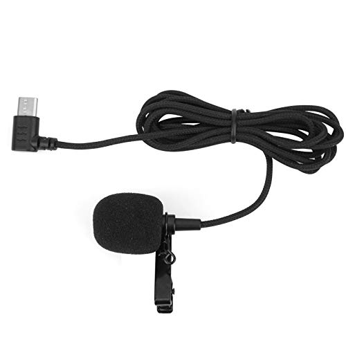Jovenn Type C Interface Microphone, Highly Durable Block Noise Action Camera Type C Microphone for SJ9 for SJ8 for