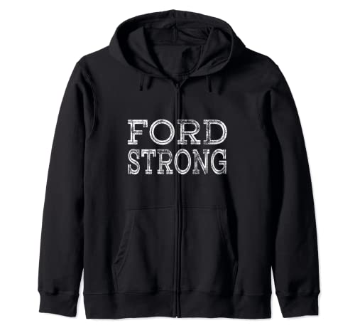 FORD Strong Squad Family Reunion Last Name Team Custom Zip Hoodie