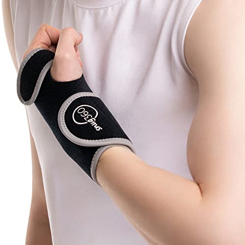 SNUG360 Wrist Brace with Splint – Adjustable & Breathable Wrist Support Brace for Carpal Tunnel, Tendonitis, Arthritis, Sprain & Fracture, Removable Aluminum Splint (Left Hand)