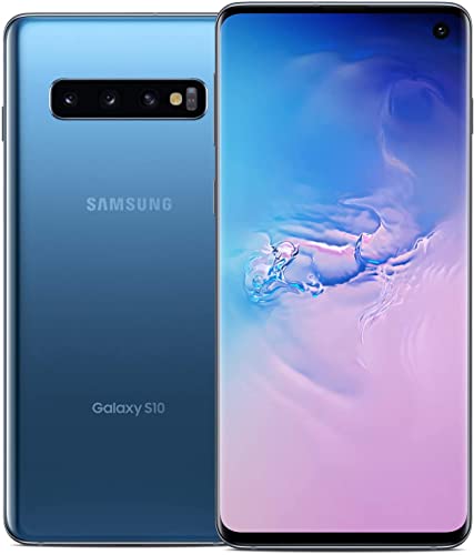 Samsung Galaxy S10 G973U Unlocked 128GB – Prism Blue (Renewed)