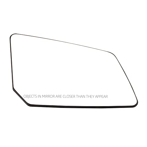 Dasbecan Passenger Side Mirror Assembly with Plastic Backing Plate Heated Glass Compatible With GMC Acadia Chevy Traverse Saturn Outlook Replaces 15951928 30223 80223