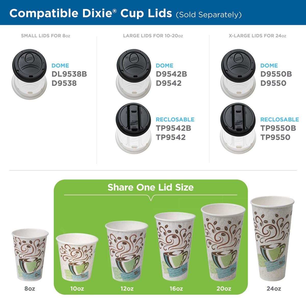 Dixie PerfecTouch, 5338CDWR, Coffee Haze, 8 oz., Individually Wrapped Insulated Paper Hot Cup by GP PRO (Georgia-Pacific) (Case of 1,000 Cups), Coffee Haze Design | The Storepaperoomates Retail Market - Fast Affordable Shopping