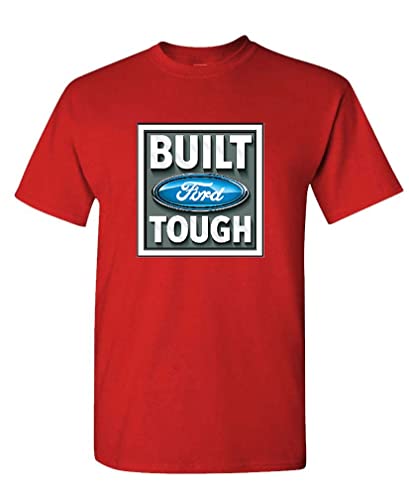 Ford Built Tough Made in USA Trucks Classic Cars – Made in The USA T-Shirt (XL, Red)
