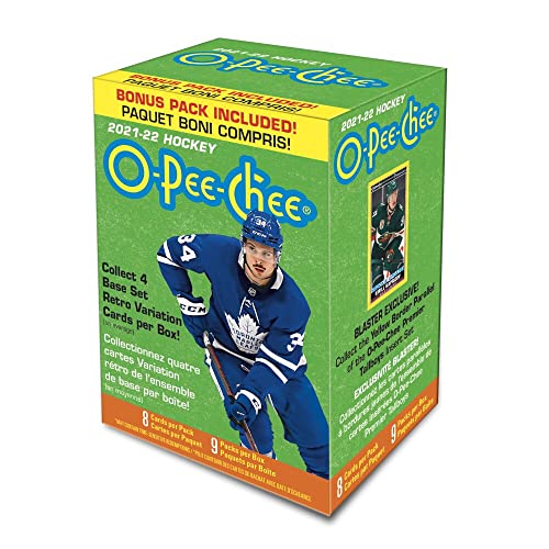 2021/22 Upper Deck O-Pee-Chee OPC NHL Hockey Blaster box (9 pks/bx)