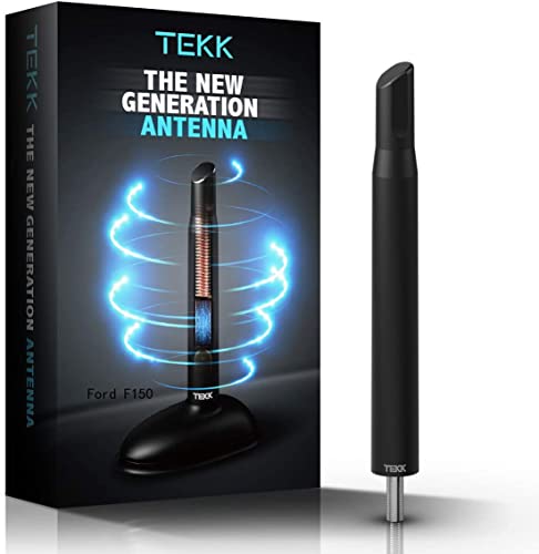 Tekk Short Antenna Compatible with 1997-2023 Ford F150 Pickup Truck | Designed for Optimized FM/AM Reception | 4.8 Inches