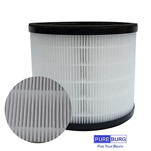 PUREBURG 2-Pack Replacement 3-in-1 HEPA Filters Compatible with Crane Air Purifier EE-5069, 500 Sq Feet | The Storepaperoomates Retail Market - Fast Affordable Shopping