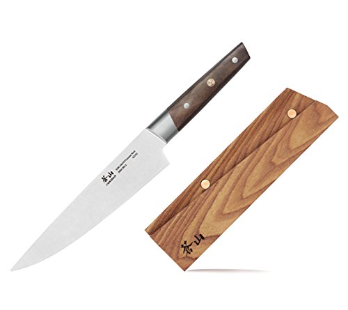 Cangshan R Series 62625 German Steel Forged Chef Knife with Ashwood Sheath, 8-Inch