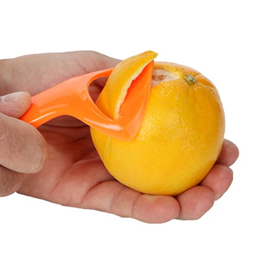 Home-X – Orange Peeler, Peels the Skin Off Most Fruit Including Oranges, Mangos, and Papaya, Easy-To-Use Design is BPA Free and a Great Addition to Any Kitchen
