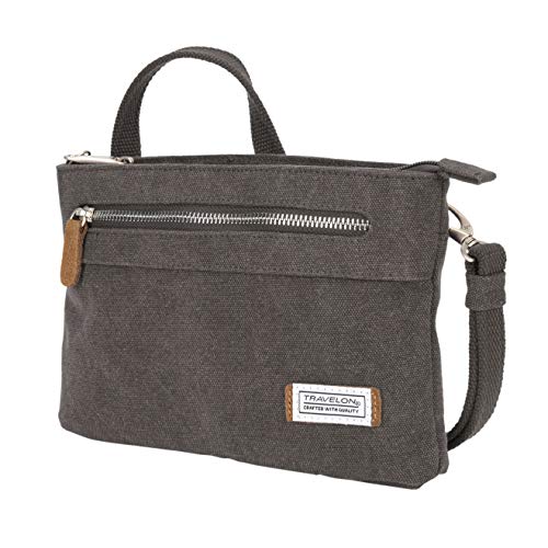 Travelon Women’s Anti-Theft Heritage Small Crossbody Cross Body Bag, Pewter, One Size – 33226 540 | The Storepaperoomates Retail Market - Fast Affordable Shopping