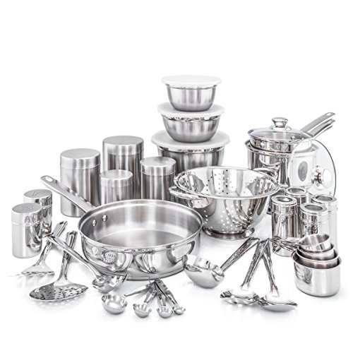 Old Dutch 36 Piece “Kitchen in a Box” Cookware Set, Stainless Steel
