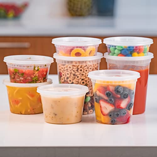 EDI Deli Food Storage Containers with Lids 50 Sets (8oz) | The Storepaperoomates Retail Market - Fast Affordable Shopping