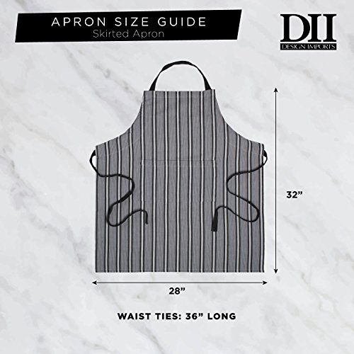 DII Happy Halloween Collection Goth Style Spooky Kitchen Apron, One Size, Spider Web | The Storepaperoomates Retail Market - Fast Affordable Shopping