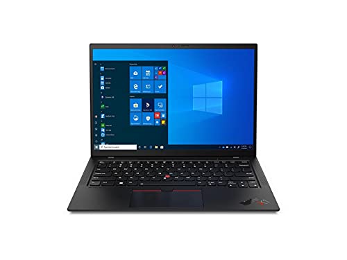 Latest Lenovo ThinkPad X1 Carbon Gen 9 14″ FHD+ Ultrabook, 11th gen i7-1185G7, 16 GB DDR4,512 GB SSD, Intel Iris Xe Graphics, Fingerprint Reader, Win 10 Pro (20XW003KUS), Black