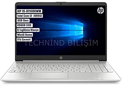 HP 2021 Newest 15.6” HD Screen Laptop, 10th Generation Intel Core i3-1005G1 Dual-Core Processor, 8 GB DDR4 RAM, 256 GB PCIe NVMe M.2 SSD, Intel UHD Graphics, Wi-Fi, Webcam, Windows 10 Home in S Mode