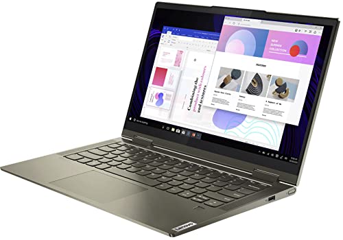 Lenovo – Yoga 7i 2-in-1 14″ Touch Screen Laptop – Intel Evo Platform Core i5 – 8GB Memory – 512GB Solid State Drive – 82BH000 – TWE Cloth (12GB | 512GB SSD)