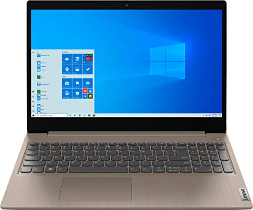 Lenovo 2020 Newest IdeaPad 3 15″ HD Touch Screen Laptop, Intel 10th Gen Dual-Core i3-1005G1 CPU, 8GB DDR4 RAM, 256GB PCI-e SSD, Webcam, WiFi 5, Bluetooth, Windows 10 S – Almond