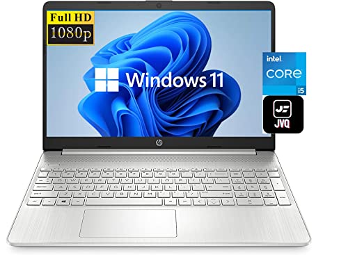 2022 Newest HP 15.6″ FHD 1080P IPS Display Laptop Computer, 11th Gen Intel Quad-Core i5-1135G7(Up to 4.2GHz), 12GB RAM, 256GB PCIe SSD, Webcam, Bluetooth, Wi-Fi, HDMI, Windows 11, Silver