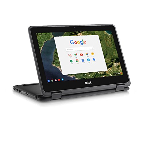 Dell Chromebook 11 – 3189 Intel Celeron N3060 X2 1.6GHz 4GB 16GB, Black (Renewed)