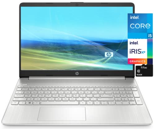 2022 HP 15.6 Inch Full HD 1080P Business Laptop, 11th Gen Intel Quad-Core i5-1135G7, 16GB DDR4 RAM, 512GB PCIe SSD, Intel Iris Xe Graphics, USB-C, HDMI, Wi-Fi, Windows 11 + TiTac Card