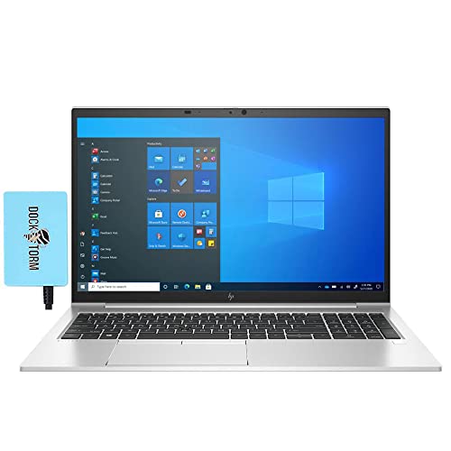 HP EliteBook 850 G8 11th Gen Home & Business Silver Laptop (Intel i5-1135G7 4-Core, 32GB RAM, 512GB PCIe SSD, Intel Iris Xe, 15.6″ Full HD (1920×1080), Bluetooth, Webcam, Win 10 Pro) with Hub