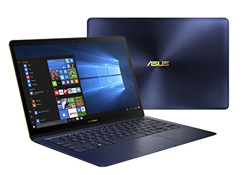 ASUS UX490UA-IH74-BL ZenBook 3 Deluxe 14″ FHD Ultraportable Laptop, Intel Core i7-8550U, 16GB RAM, 512GB SSD, Windows 10 Pro, Royal Blue