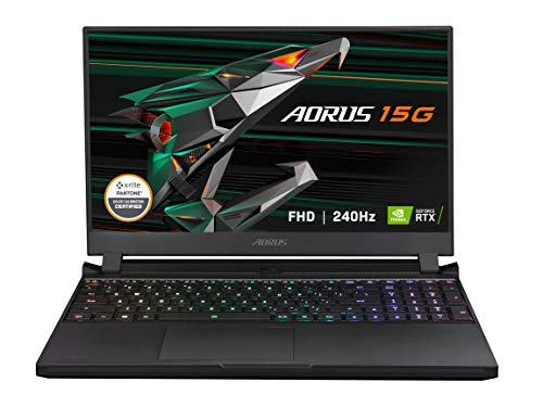 GIGABYTE AORUS 15G YC – 15.6″ FHD IPS Anti-Glare 240Hz – Intel Core i7-10870H – NVIDIA GeForce RTX 3080 8GB GDDR6, 32GB RAM, 1TB SSD, Win10 Home – Gaming Laptop (AORUS 15G YC-8US2450SH)