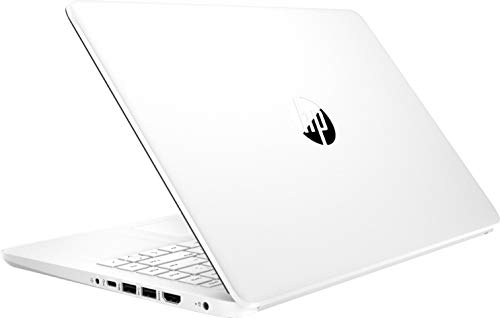 HP 14″ HD Slim and Light Laptop, Intel Celeron N4020 Processor, 4GB RAM, 64GB eMMC, Webcam, HDMI, Windows 10 S, 1 Year Office 365 /IFT Accessories (Google Classroom or Zoom Compatible) White