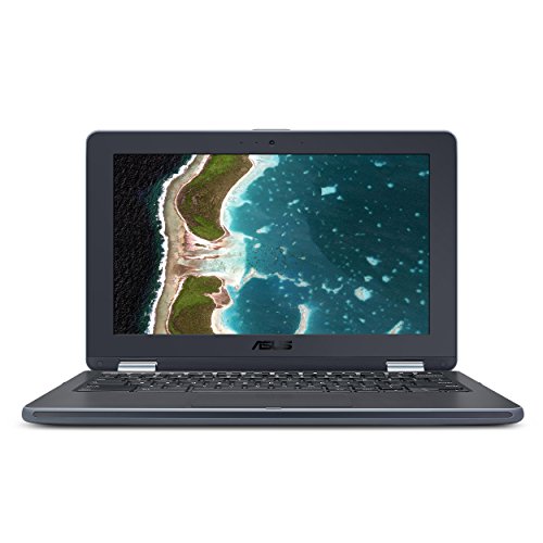 ASUS Chromebook Flip C213SA-YS02 11.6 inch Ruggedized & Spill Proof, Touchscreen, Intel Dual-Core Apollo Lake N3350 , 4GB DDR4 RAM, 32GB Flash Storage, USB Type-C, Supports Android Apps