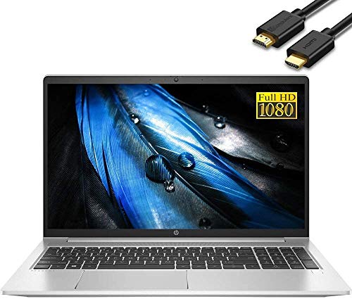 HP 2022 Newest ProBook 455 G8 15.6″ FHD Business Laptop (The Lastest AMD 6-Core Ryzen 5-5600U (Beats i7-1165G7), 16GB RAM,512GB SSD, Radeon Graphics) Backlit Keyboard, Webcam, Win10 Pro + IST Cable