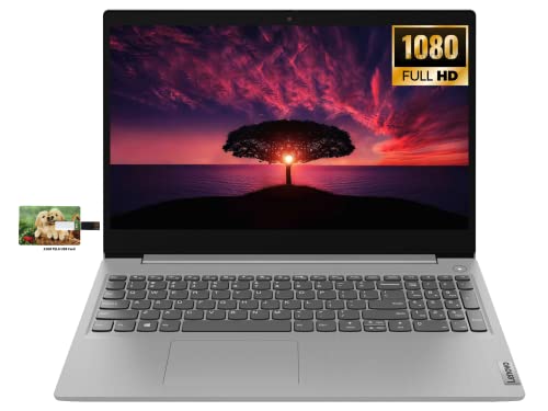 New Lenovo IdeaPad 3 Business Laptop, 15.6″ FHD IPS Display, AMD Ryzen 3 3250U, Windows 11 Pro, 8GB RAM, 256GB SSD, WIFI, Bluetooth, 32GB Tela USB Card