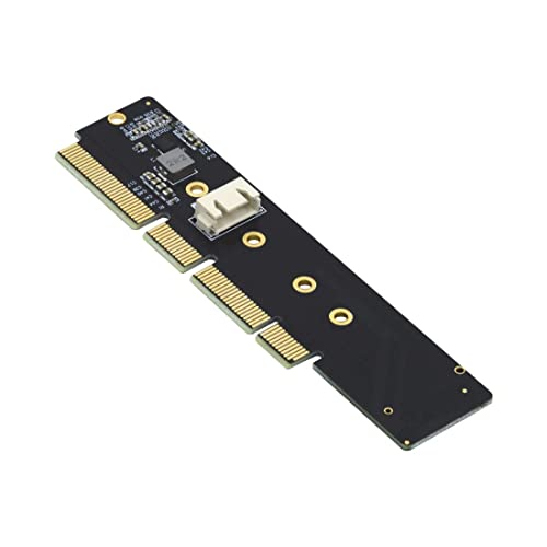 CY M.2 M-Key NGFF NVME AHCI SSD to PCIe 3.0 X16 X8 X4 Power Adapter for 110mm 80mm SSD 1U Server