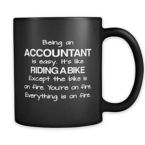 Accountant Mug Being An Accountant Is Easy Mug Funny Gift For Accountant CPA Mugs Multitasking Ninja Coffee Mug For CPA