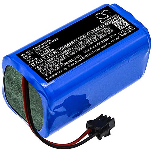 Replacement Battery for Shark ION Robot 700, ION Robot 700 RV700, ION Robot 720, ION Robot 750, ION Robot 755, RV700, RV720, RV750, RV755 14.4V/2600mA