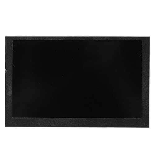 Mini Multi Theme Display Screen, Full Viewing Angle 5in IPS Monitor Set Stepless Adjustment Brightness for ITX Chassis(Black)