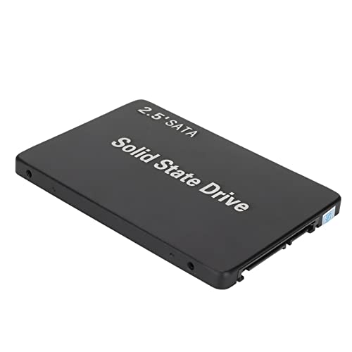 Shanrya Internal SSD, 2.5inch Black Fast Boot Drive. for PC for Office for Desktop Computer