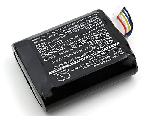 ASDQW 2600mAh/11.1V Replacement Battery for Ph-ps 453564243501, 863266, 989803166291, 989803174881 moniteur Portable SureSigns VM, Monitor VS1, Monitor VS2, SureSigns VM1