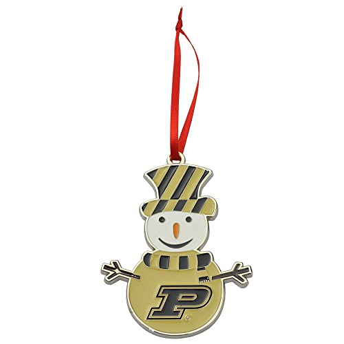 Purdue Boilermakers Snowman Metal Christmas Ornament | The Storepaperoomates Retail Market - Fast Affordable Shopping