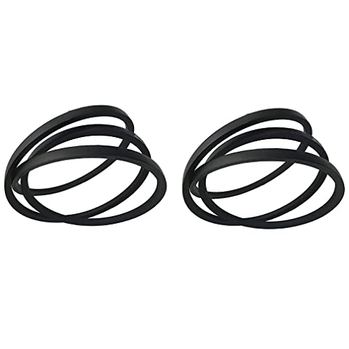 MaxLLTo 2 Pack Replacement 75-9010 Less Rubber Flash Snow Blower Belt Compatible for Toro Lawn Mower 38170 38171 38182 Models