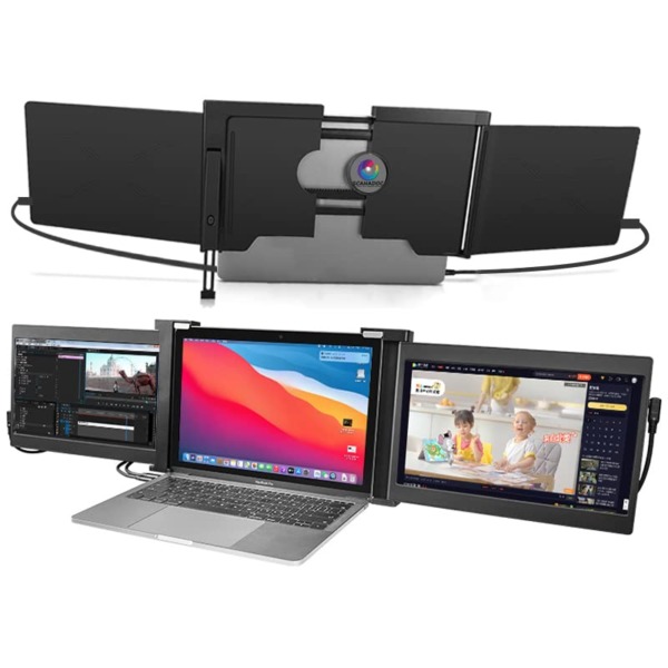 13.3 inch Portable Monitor for Laptop Dual Screen Triple Screen – External Monitor…