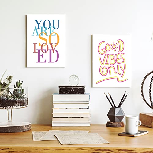 IIONGDE You Are So Loved Canvas Wall Art,Girls Inspirational Wall Art Canvas Print Painting Ready to Hang for Teens Young Girls Nursery Bedroom Living Room Classroom Wall Decor 12″ x 15″ | The Storepaperoomates Retail Market - Fast Affordable Shopping