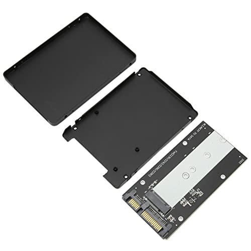 M.2 SSD Enclosure Adapter, NGFF M.2 to SATA3.0 Support 2230 2242 2260 2280mm M.2 NGFF SSD 6Gbps for Windows 98 SE ME 2000 XP Vista 7 8 for Linux for OS 8.6 or Later
