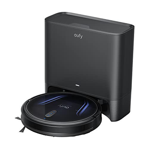 eufy Clean by Anker, Clean G40+, Robot Vacuum, Self-Emptying Robot Vacuum, 2,500Pa Suction Power, WiFi Connected, Planned Pathfinding, Ultra-Slim Design, Perfect for Daily Cleaning