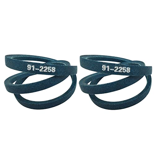 91-2258 Mower Belt for Toro Mowers 91-2258 912258(2-Pack)